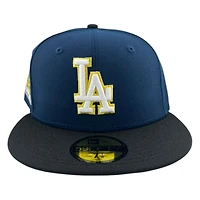 Los Angeles Dodgers Oceanside Gold Two Tone Metallic New Era 59FIFTY Fitted Hat