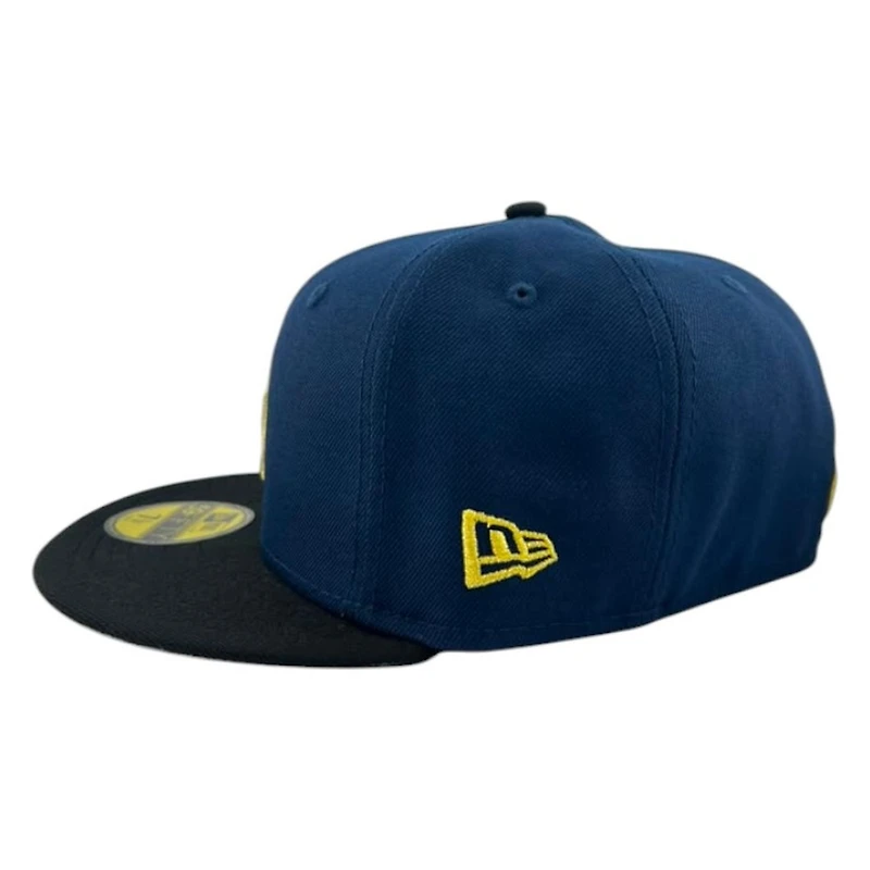 Los Angeles Dodgers Oceanside Gold Two Tone Metallic New Era 59FIFTY Fitted Hat