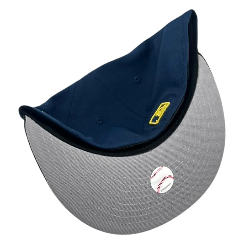 Los Angeles Dodgers Oceanside Gold Two Tone Metallic New Era 59FIFTY Fitted Hat