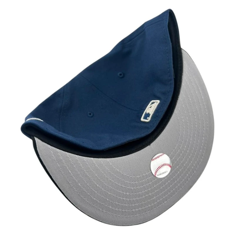 Los Angeles Dodgers Oceanside Silver Two Tone Metallic New Era 59FIFTY Fitted Hat