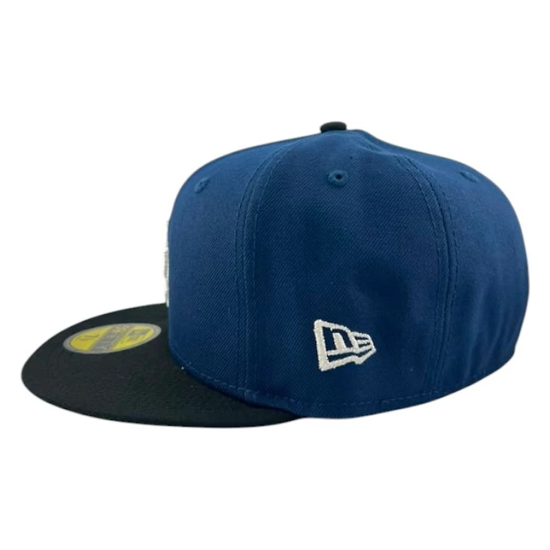 Los Angeles Dodgers Oceanside Silver Two Tone Metallic New Era 59FIFTY Fitted Hat