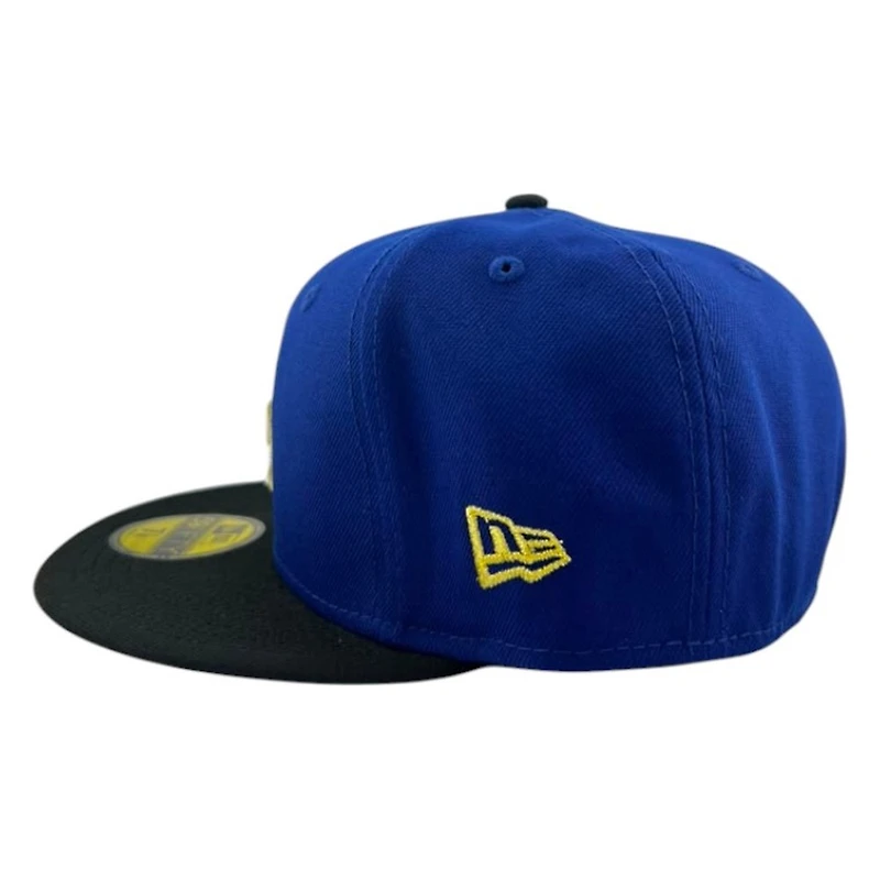 Los Angeles Dodgers Royal Blue Gold Two Tone Metallic New Era 59FIFTY Fitted Hat