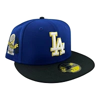 Los Angeles Dodgers Royal Blue Gold Two Tone Metallic New Era 59FIFTY Fitted Hat