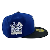 Los Angeles Dodgers Royal Blue Silver Two Tone Metallic New Era 59FIFTY Fitted Hat