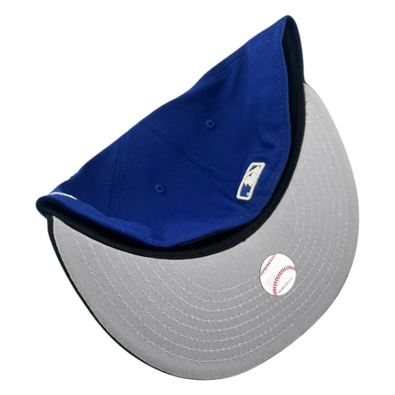 Los Angeles Dodgers Royal Blue Silver Two Tone Metallic New Era 59FIFTY Fitted Hat