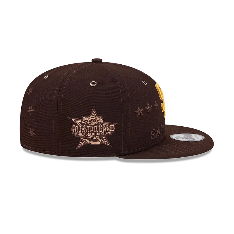 San Diego Padres Brown 2026 MLB All-Star Game New Era 9FIFTY Snapback Hat