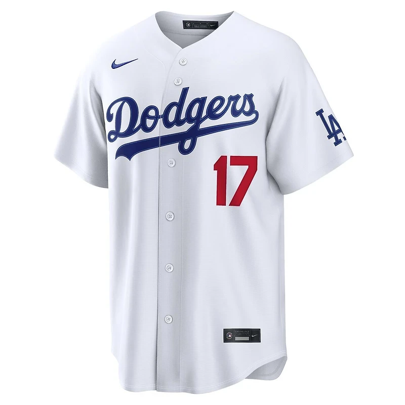 Los Angeles Dodgers Shohei Ohtani Japanese Kanji White Home Nike Stadium Jersey