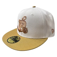 Stockton Ports Stone Grey Two Tone "Ports Penny" 20th Anniversary Patch New Era 59FIFTY Fitted Hat