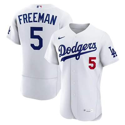 Los Angeles Dodgers Freddie Freeman Nike White Home Authentic Player Jersey