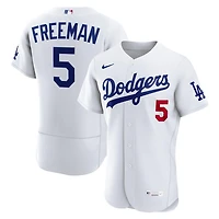 Los Angeles Dodgers Freddie Freeman Nike White Home Authentic Player Jersey