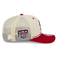 St. Louis Cardinals 2026 Fourth of July USA 250 Patch New Era 9SEVENTY Trucker Adjustable Snapback Hat