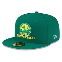 Seattle SuperSonics Green Hardwood Classics New Era 59FIFTY Fitted Hat