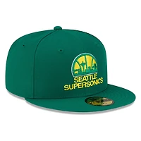 Seattle SuperSonics Green Hardwood Classics New Era 59FIFTY Fitted Hat