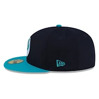 Seattle Mariners Navy and Teal M's Logo New Era 59FIFTY Fitted Hat