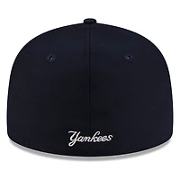 New York Yankees Navy Cursive Y Era 59FIFTY Fitted Hat