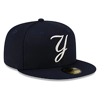 New York Yankees Navy Cursive Y Era 59FIFTY Fitted Hat