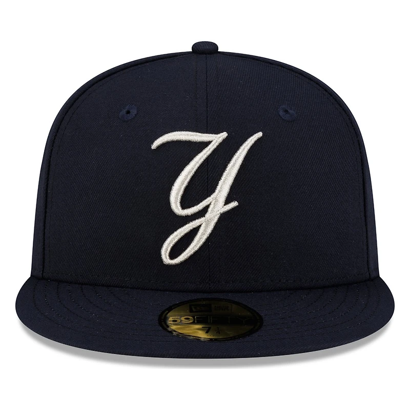 New York Yankees Navy Cursive Y Era 59FIFTY Fitted Hat