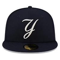 New York Yankees Navy Cursive Y Era 59FIFTY Fitted Hat