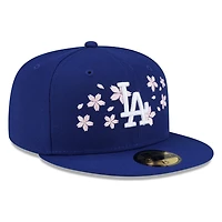 Los Angeles Dodgers Royal Blue Pink Blossom Flowers New Era 59FIFTY Fitted Hat