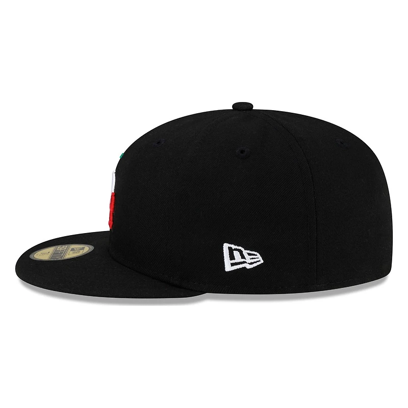 Los Angeles Dodgers Black Mexico New Era 59FIFTY Fitted Hat