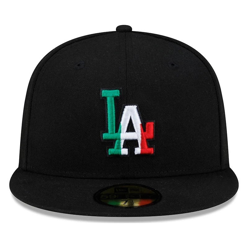 Los Angeles Dodgers Black Mexico New Era 59FIFTY Fitted Hat