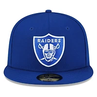 Las Vegas Raiders Royal Blue Logo New Era 59FIFTY Fitted Hat