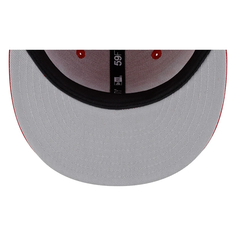 Las Vegas Raiders Red Script New Era 59FIFTY Fitted Hat