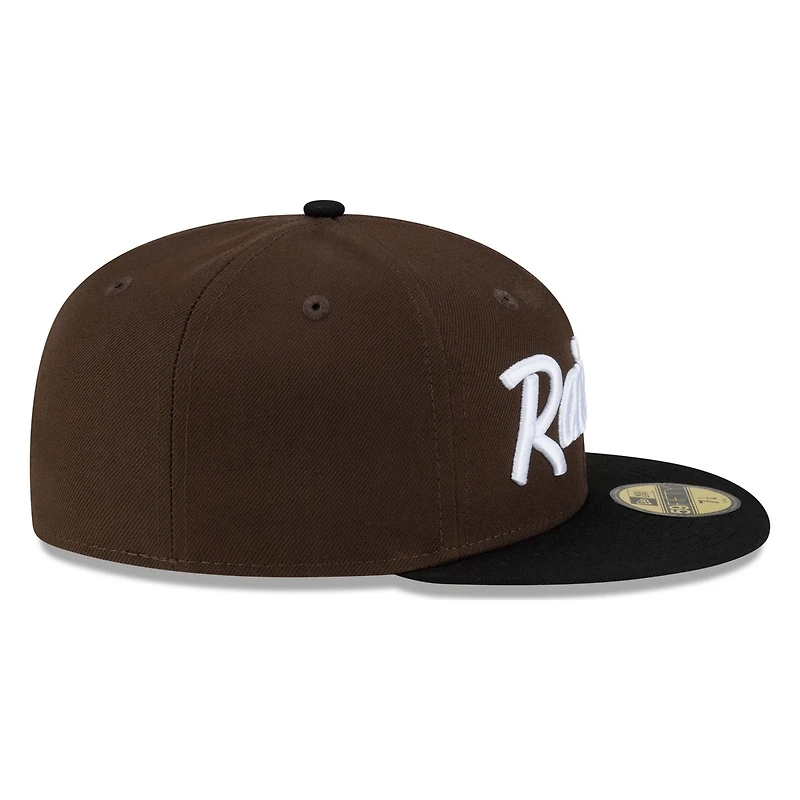Las Vegas Raiders Script New Era 59FIFTY Fitted Hat