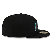 Arizona Diamondbacks Black Wordmark New Era 59FIFTY Fitted Hat