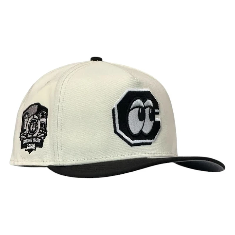 Chattanooga Lookouts Chrome and Black 2026 Inaugural Season New Era 9FIFTY A-Frame Hat
