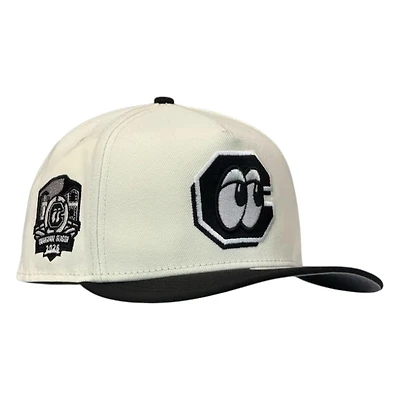 Chattanooga Lookouts Chrome and Black 2026 Inaugural Season New Era 9FIFTY A-Frame Hat