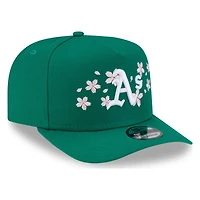 Oakland Athletics Green Pink Blossom New Era 9FIFTY A-Frame Snapback Hat