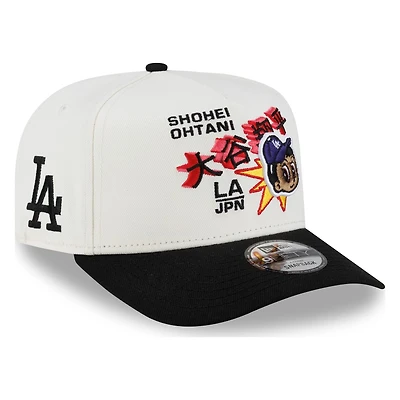 Los Angeles Dodgers White Shohei Ohtani Anime New Era 9FIFTY A-Frame Snapback Hat