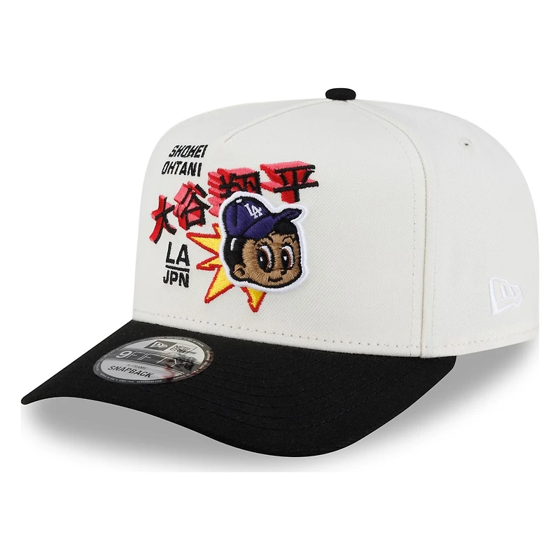 Los Angeles Dodgers White Shohei Ohtani Anime New Era 9FIFTY A-Frame Snapback Hat