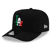 Los Angeles Dodgers Black Mexico New Era 9FIFTY A-Frame Snapback Hat