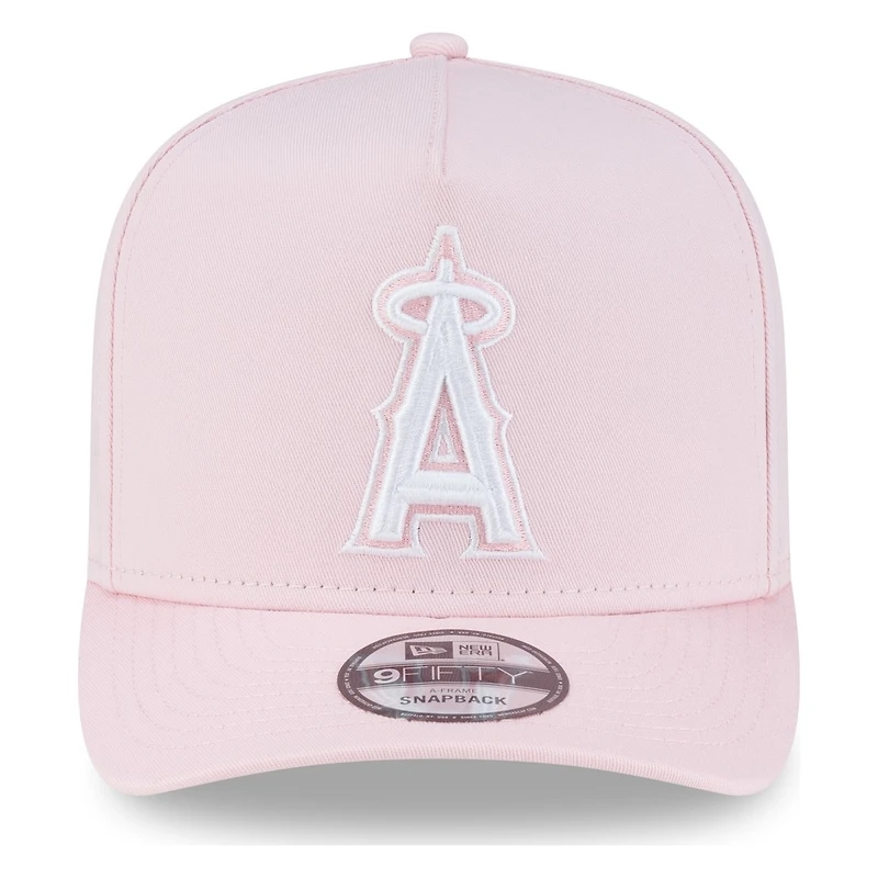 Los Angeles Angels Pink New Era 9FIFTY A-Frame Snapback Hat
