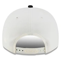 Chicago Bulls White and Black Tonal Logo New Era 9FIFTY A-Frame Snapback Hat