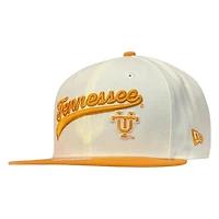 Tennessee Volunteers Chrome and Orange Double Script 100 Years New Era 59FIFTY Fitted Hat