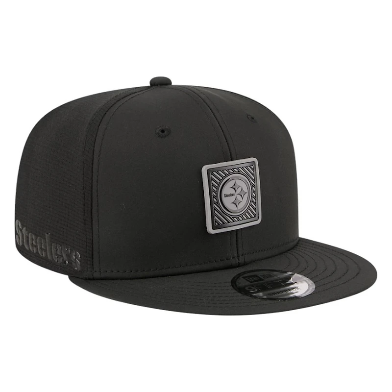 Pittsburgh Steelers Black 2026 NFL Training Camp New Era 9FIFTY Adjustable Hat