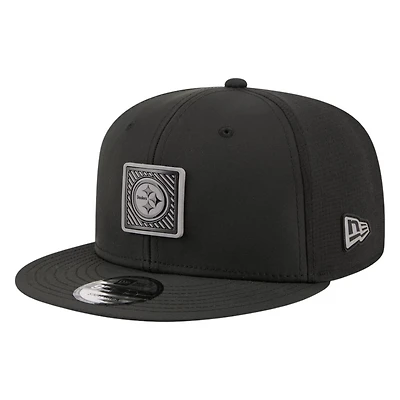 Pittsburgh Steelers Black 2026 NFL Training Camp New Era 9FIFTY Adjustable Hat