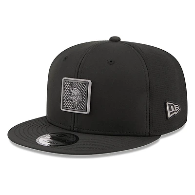 Minnesota Vikings Black 2026 NFL Training Camp New Era 9FIFTY Adjustable Hat