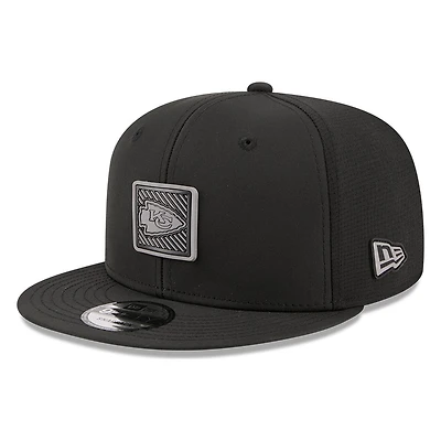 Kansas City Chiefs Black 2026 NFL Training Camp New Era 9FIFTY Adjustable Hat