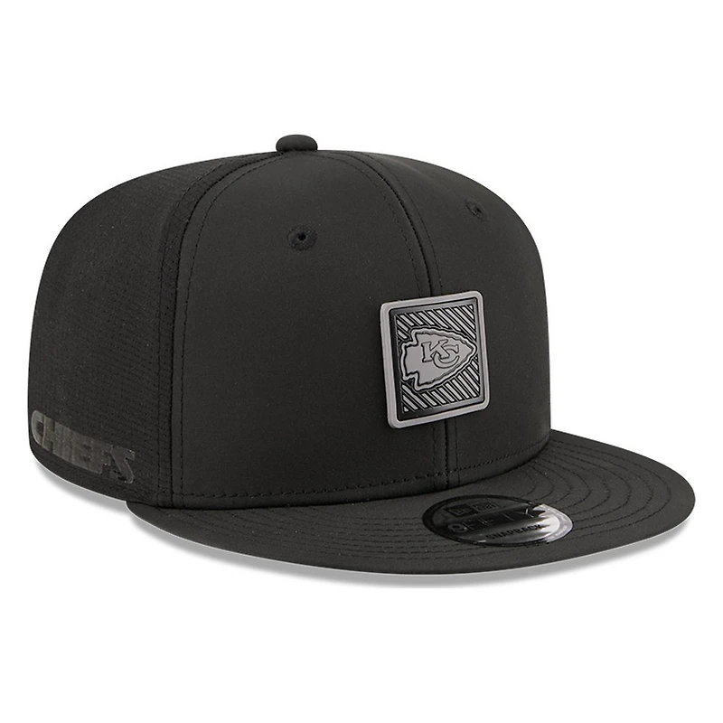 Kansas City Chiefs Black 2026 NFL Training Camp New Era 9FIFTY Adjustable Hat