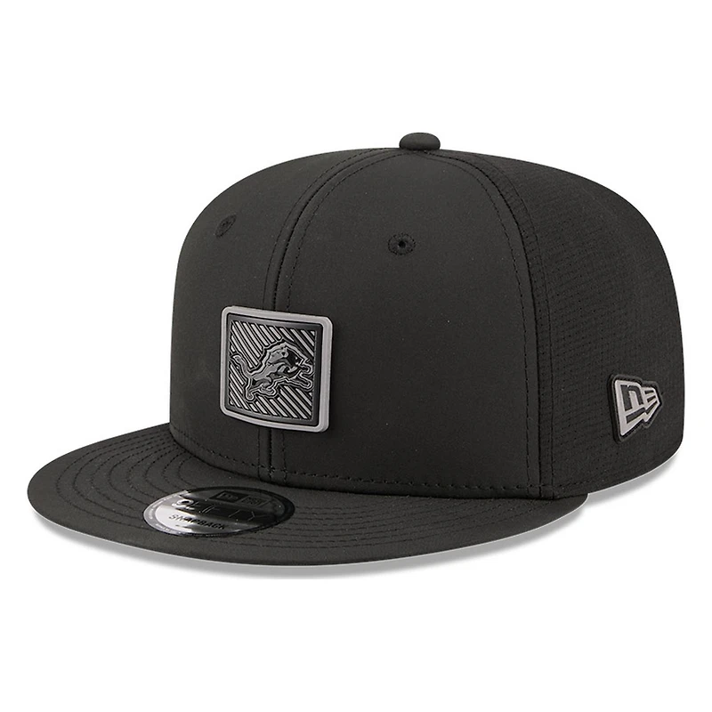 Detroit Lions Black 2026 NFL Training Camp New Era 9FIFTY Adjustable Hat