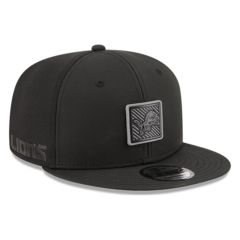 Detroit Lions Black 2026 NFL Training Camp New Era 9FIFTY Adjustable Hat
