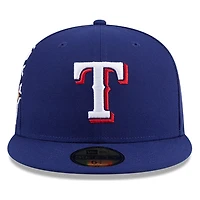 Texas Rangers Royal Blue Hidden Hit New Era 59FIFTY Fitted Hat