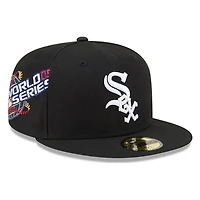 Chicago White Sox Black Hidden Hit New Era 59FIFTY Fitted Hat