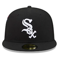 Chicago White Sox Black Hidden Hit New Era 59FIFTY Fitted Hat