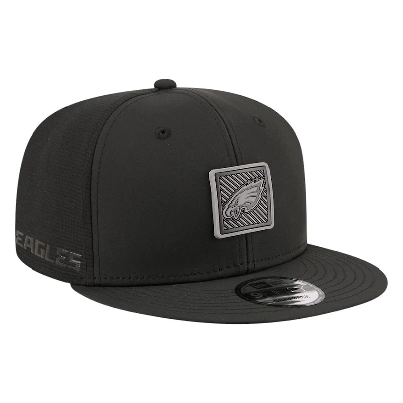Philadelphia Eagles Black 2026 NFL Training Camp New Era 9FIFTY Adjustable Hat