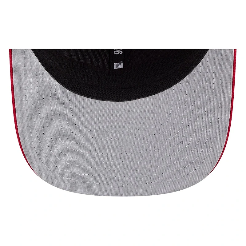 Texas Rangers Red City Connect Wordmark New Era 9SEVENTY Adjustable Hat